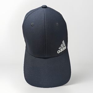 Adidas AEROREADY Release Stretch Fit Hat Cap Blue White S/M